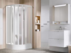 RAVAK Supernova ASBKP6 90x90 zuhanybox fehér+grape - szerelvenycenter
