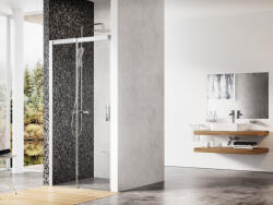 RAVAK Matrix MSD2-100 zuhanyajtó bal szatén+transparent - szerelvenycenter