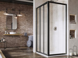 RAVAK Supernova APSS-75 fix oldalfal 198 fekete+transparent - szerelvenycenter