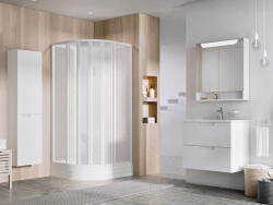 RAVAK Supernova ASBKP6 80x80 zuhanybox fehér+pearl - szerelvenycenter