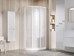 RAVAK Supernova SKCP4 80x80 195 zuhanykabin fehér+ pearl - szerelvenycenter