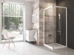 RAVAK Blix BLRV2 80x80 zuhanykabin fehér+transparent - szerelvenycenter