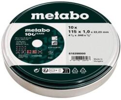 Metabo 10 db darabolótárcsa - SP 115x1, 0x22, 23 Inox, 100 év 616398000 (616398000)