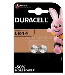 Duracell gombelem (LR44, 1.5V, alkáli) 2db/csomag (LR44B2) (LR44B2)