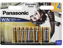 Panasonic everyday power szupertartós elem (aaa, lr03eps, 1.5v, alkáli) 10db /csomag (LR03EPS-10BW6-4F)