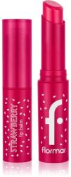 Flormar Lip Balm ajakbalzsam ízesítéssel árnyalat 003 Strawberry 3 g