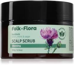 Folk & Flora Burdock fejbőrradír 180 g