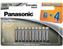 Panasonic Everyday Power alkáli AAA mikro ceruza elem 10db/bliszter (LR03EPS-10BW6-4F) (LR03EPS-10BW6-4F)