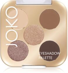 JOKO Eyeshadow Palette палитра сенки за очи с 5 цвята цвят Sparkling Sands 7 гр