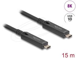 Delock USB 3.1 Type C Összekötő Fekete 15m 84258 (84258)