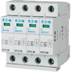 Eaton komplett túlfeszültség levezteő, c, négy pólusú, uc=460V AC, spct2-460/4-167611 (167611)
