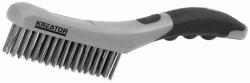 Kreator KRT561005 - Kézi drótkefe, 4 soros, műanyag (KRT561005)