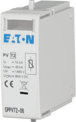 Eaton PV túlfeszültség levezető ' t2' betét 600V DC egypólusú, sppvt2-06-176091 (176091)