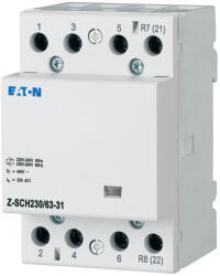 Eaton installációs kontaktor, 3z+1ny, 63A (AC1), 230V AC, z-sch230/63-31-248858 (248858)
