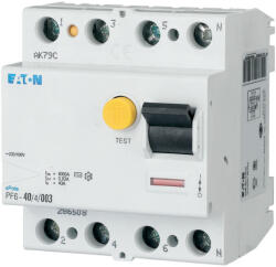 Eaton áramvédő kapcsoló 6 kA 4P, 300MA, A típus, pf6-40/4/03-a-112935 (112935)
