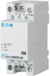 Eaton installációs kontaktor, 4ny, 25A, 230V AC/DC, cmuc230/25-04-137405 (137405)