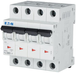 Eaton kismegszakító, 6 kA, 4P, pl6-b63/4-166506 (166506)