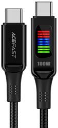 ACEFAST Cablu Date si Incarcare Acefast C7-03, USB-C - USB-C, 100W, 1.2m (Negru)