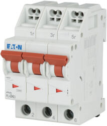 Eaton kismegszakító, 10kA, dugaszolókA, pcsokkA, l, pli-d4/3-101323 (101323)