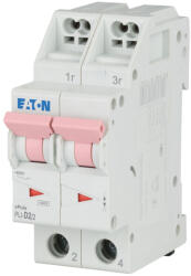 Eaton kismegszakító, 10kA, dugaszolókA, pcsokkA, l, pli-d2/2-101301 (101301)