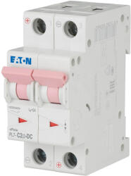 Eaton kismegszakító, 10kA, kétpólusú DC, pl7-c2/2-dc-264896 (264896)