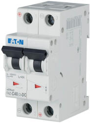 Eaton kismegszakító, 10kA, két pólusú dc, faz-c40/2-dc-279144 (279144)