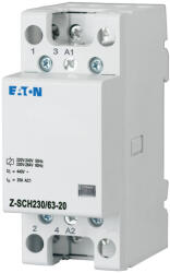 Eaton installációs kontaktor, 2z, 63A (AC1), 230V AC, z-sch230/63-20-248859 (248859)