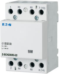 Eaton installációs kontaktor, 2z+2ny, 63A (AC1), 230V AC, z-sch230/63-22-248857 (248857)