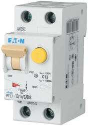 Eaton áramvédő kismegszakító 10kA, 1P+N, pfl7-13/1n/b/03-a-165603 (165603)