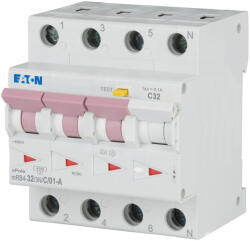 Eaton áramvédő kismegszakító 4, 5kA, 3P+N, mrb4-32/3n/c/01-a-167509 (167509)
