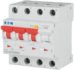 Eaton áramvédő kismegszakító 6 kA, 3P+N, mrb6-10/3n/c/003-a-120658 (120658)