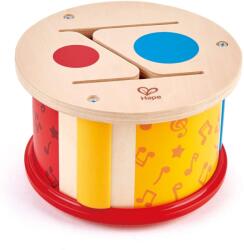 Hape Doppelseitige Holztrommel pentru copii suprafete multiple lemn durabil (E0608)