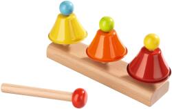 HABA 7731 Glockenspiel pentru Copii cu Clopote Metalice si Baza din Lemn (7731)