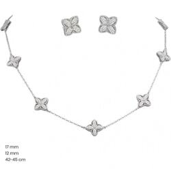  Ezüst nyakék+fülbevaló - 40151201