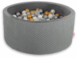  Minky száraz medence H-40 cm 200 labdával - sötétszürke