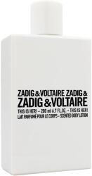 Zadig & Voltaire This Is Her! loțiune de corp pentru femei 200 ml