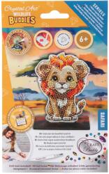 Craft Buddy Kit de broderie cu diamante Craft Buddy - Crystal Art Buddies: Leu, 7 piese (CBCAFGR-31GEN040)