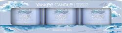 Yankee Candle Set de lumânări parfumate Ocean Air, 3 buc