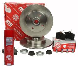  FÉKBETÉTEK + TÁRCSÁK csapággyal hátul 200901711