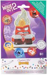 Craft Buddy Kit de broderie cu diamante Craft Buddy - Crystal Art Buddies: Anger, 7 piese (CBCAFGR-DNY040)