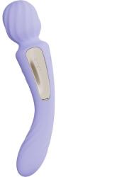 LELO Vibrator Double-Ended Wand SWITCH, Aplicatie Mobila Lelo Connect, Silicon, USB, Mov, 21.7 cm Vibrator