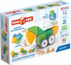 Geomag Constructor magnetic Geomag - Magicube, 13 piese, cu roți (G202) Jucarii de constructii magnetice