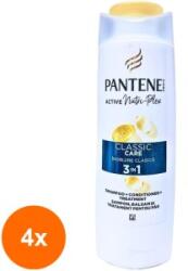 Pantene Set 4 x Sampon 3 in 1 Pantene, Active Nutri-Plex Classic Care, 200 ml