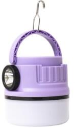 Z-TOOLS Lanterna Camping, Incarcare Solara si USB, Portabila, Mov (ZLN-ZTS9001)