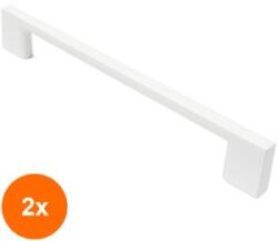 Ideal Feroluc Set 2 x Maner Model B0014, 160 mm, Finisaj Alb Mat (EDI-2xIFR-33556)