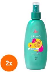 Johnson Set 2 x Balsam Spray pentru Copii Johnson's Baby, pentru Par Incurcat, 200 ml
