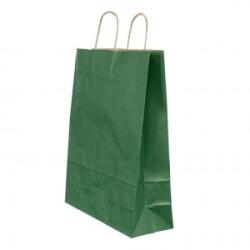 Bisbags Pungi Natur Colorate Verde Inchis, 16 x 9 x 21 cm, 100 Bucati (BBG-PK610)