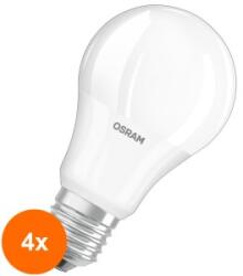 OSRAM Set 4 x Bec Osram Led Globe E27, 10W / 75W, 1055 lm, 15000 Ore, 6500K, Lumina Rece (ROC-4xMAG1016568TS)