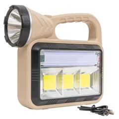 Z-TOOLS Lanterna Mana, 8 Moduri Intensitate Lumina, Incarcare Solara si USB (ZLN-ZTS8981)