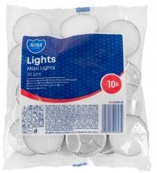 BISPOL Lumanari Pastila Bispol Max, 10 Ore, 20 Bucati (LCA-P40-20)